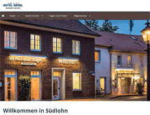 Tablet Screenshot of hotel-nagel.de